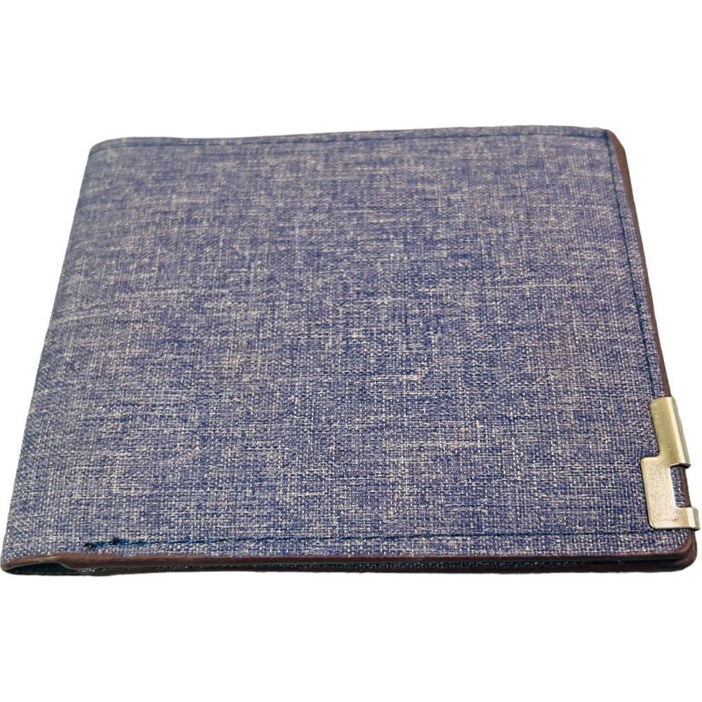 Denim Blue Bifold Wallet